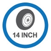Complete wielen 14 inch