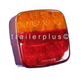 Achterlicht vierkant LED 9-30V 