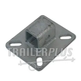 Strandtrailer, zwenkwieladapter, losse montageplaat (zonder wiel)