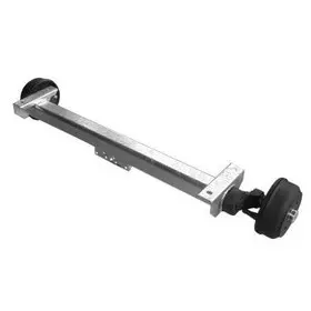 Torsie-as, 1400 kg, geremd - Pad 1140 Schlegl