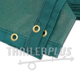 Aanhangernet/ ladingnet gaasnet 200*400 PVC GROEN