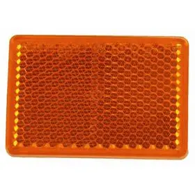 Reflector rechthoek Oranje Profi met E-keur SCHROEFBAAR