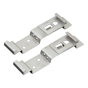 Kentekenplaathouder rvs per set 2 stuks