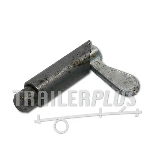 Grendel verend, gesloten, pen 15 mm