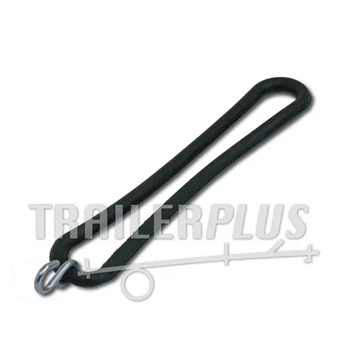 Spanrubber, elastiek 25cm, met S-haakje