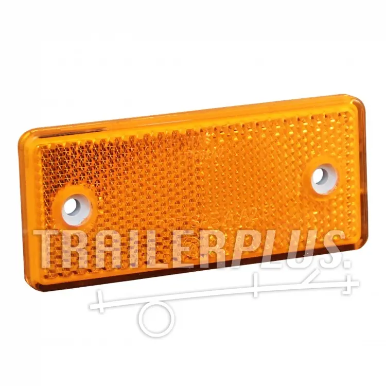 Reflector rechthoek Oranje Profi met E-keur PLAK